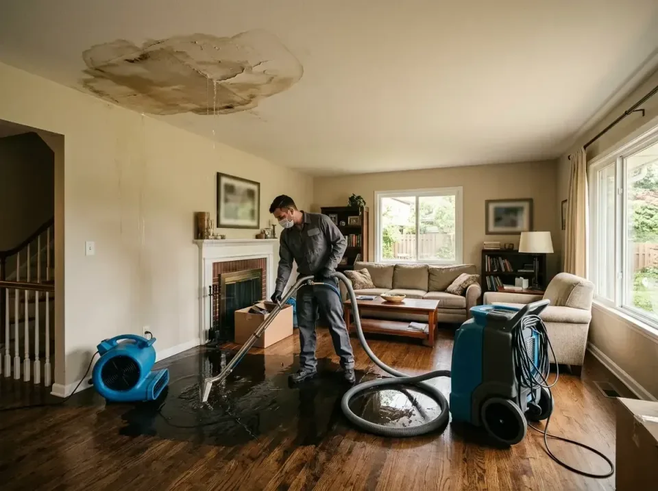 attic-pipe-burst-ceiling-drip-008 — frequently asked questions, Water Damage Restoration & Carpet Care in Fairhope, AL
